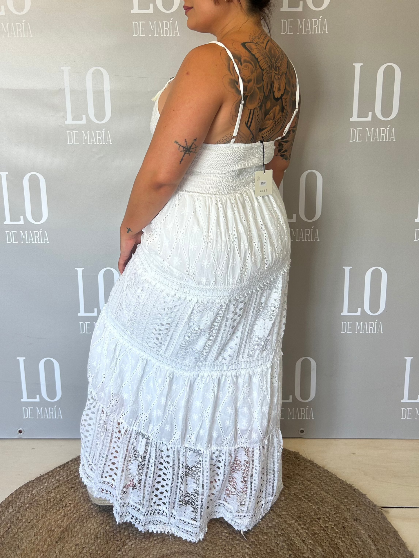 VESTIDO CROCHET FLECOS
