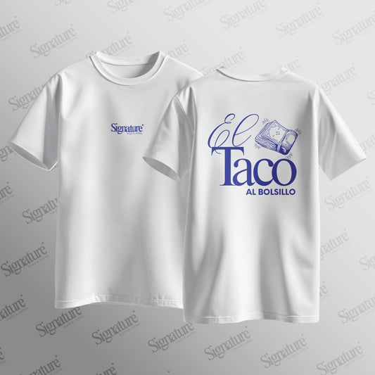 CAMISETA "EL TACO AL BOLSILLO"