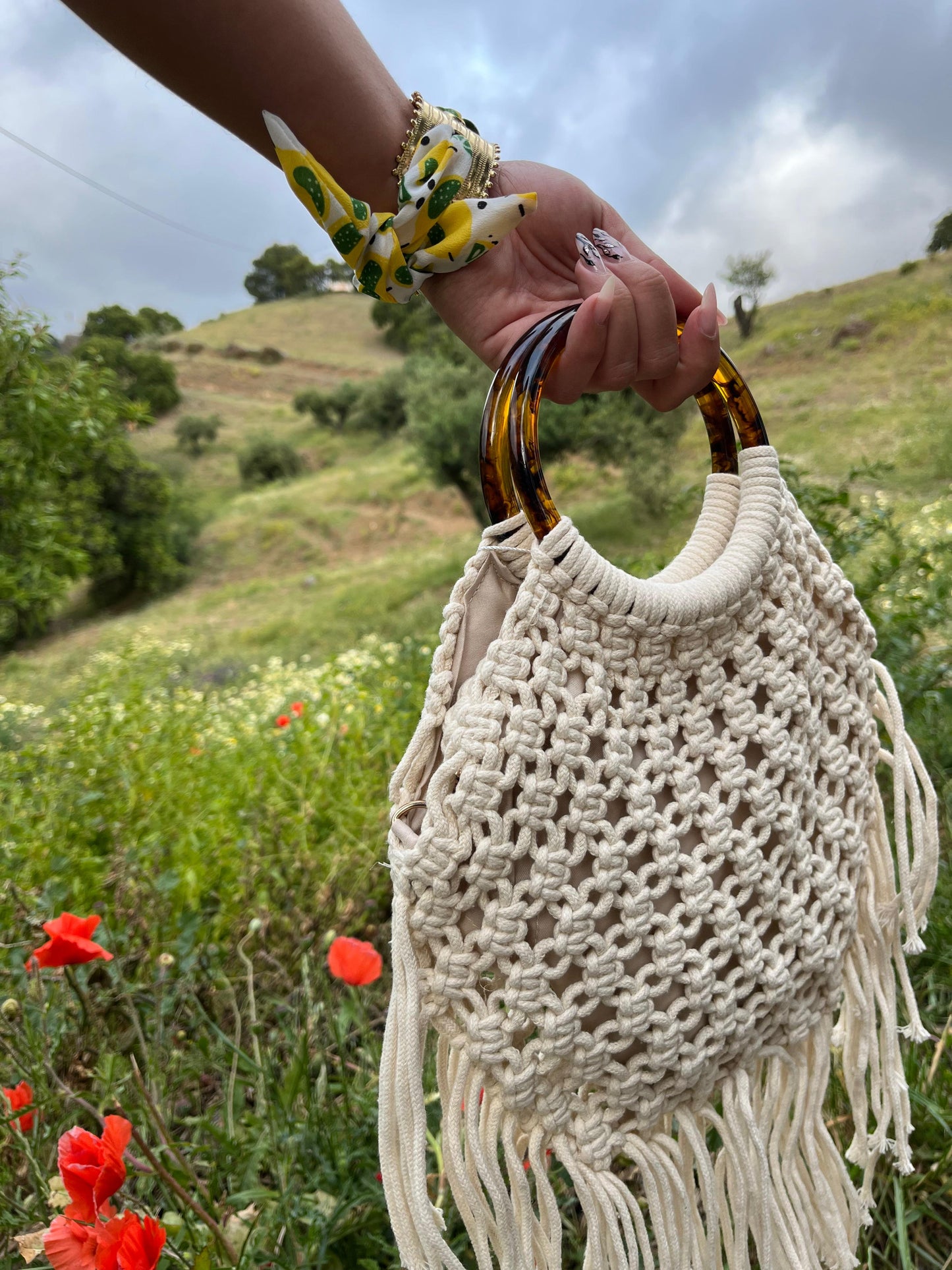 BOLSO CROCHET CAREY "BIZNAGA"