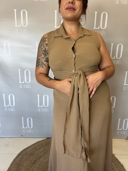 VESTIDO CAMISA LAZO