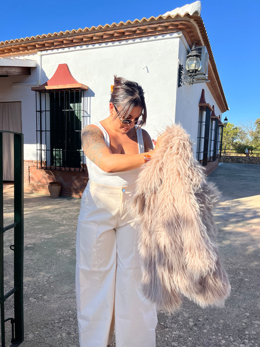 PANTALON CARGO BEIGE