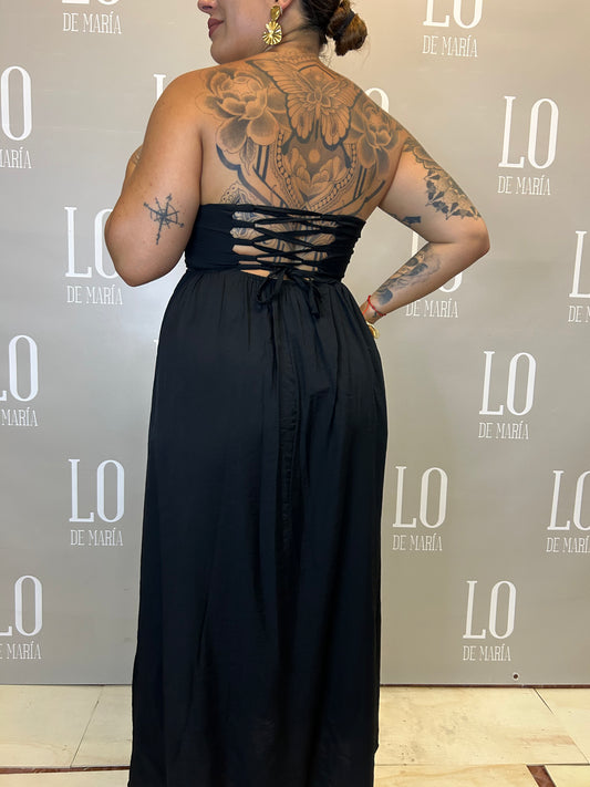 VESTIDO CORSÉ NEGRO