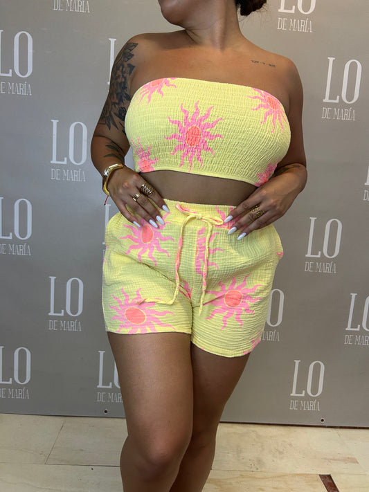 CONJUNTO BAMBULA TOP AMARILLO