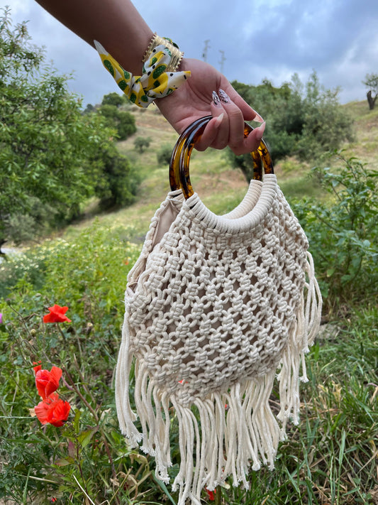 BOLSO CROCHET CAREY "BIZNAGA"
