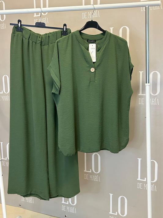 CONJUNTO CAMISA BOTON