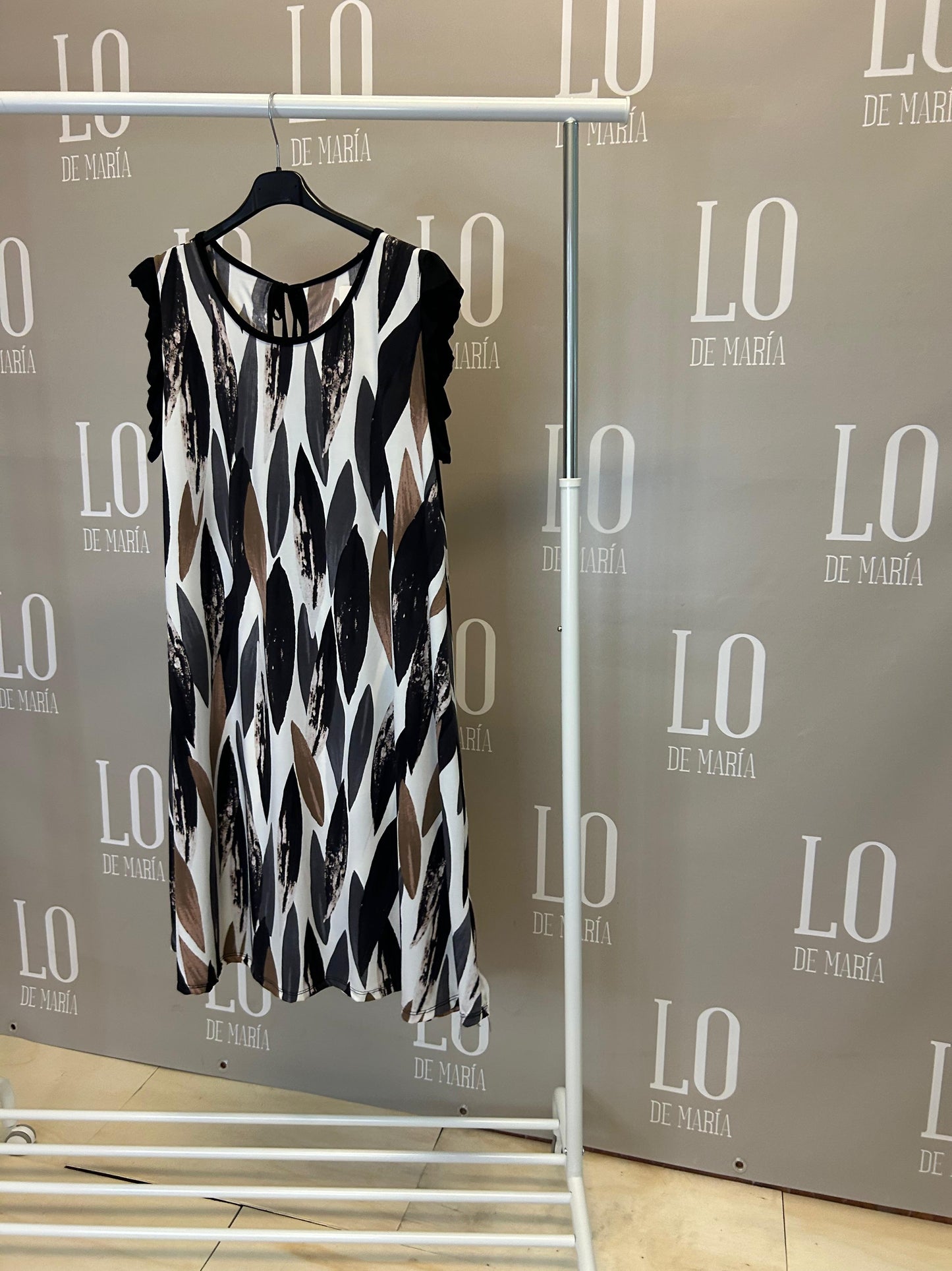 VESTIDO HOJAS