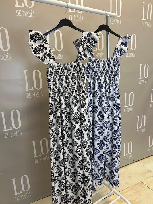 VESTIDO ESTAMPADO PANEL ABEJA