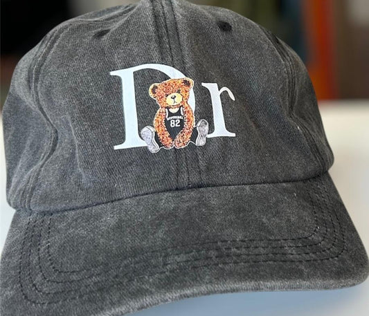 GORRA OSO EFECTO DESGASTADO