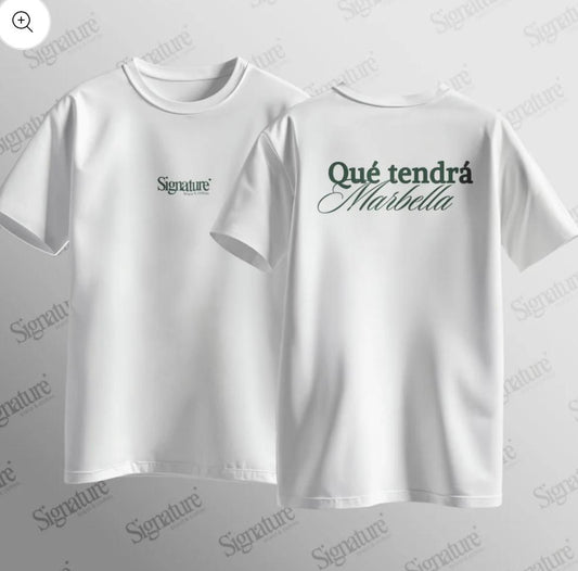 CAMISETA "QUE TENDRÁ MARBELLA"